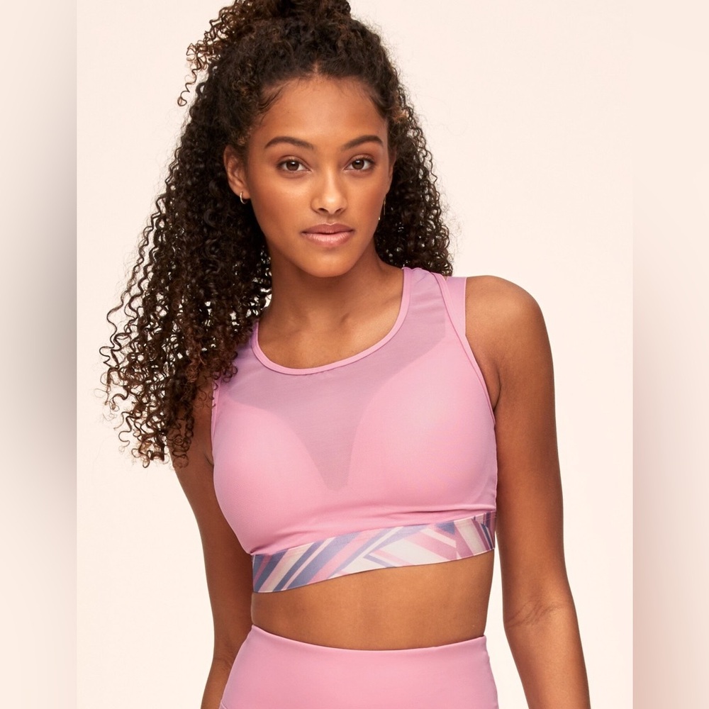 Adore Me Sports Bra Pink & Purple Women’s Size 38DDD